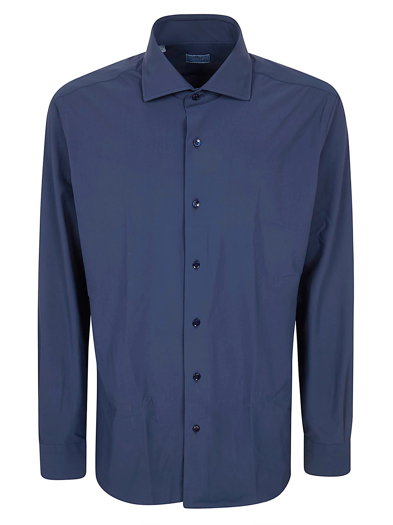 Tailored-Fit Shirt with Smooth Texture