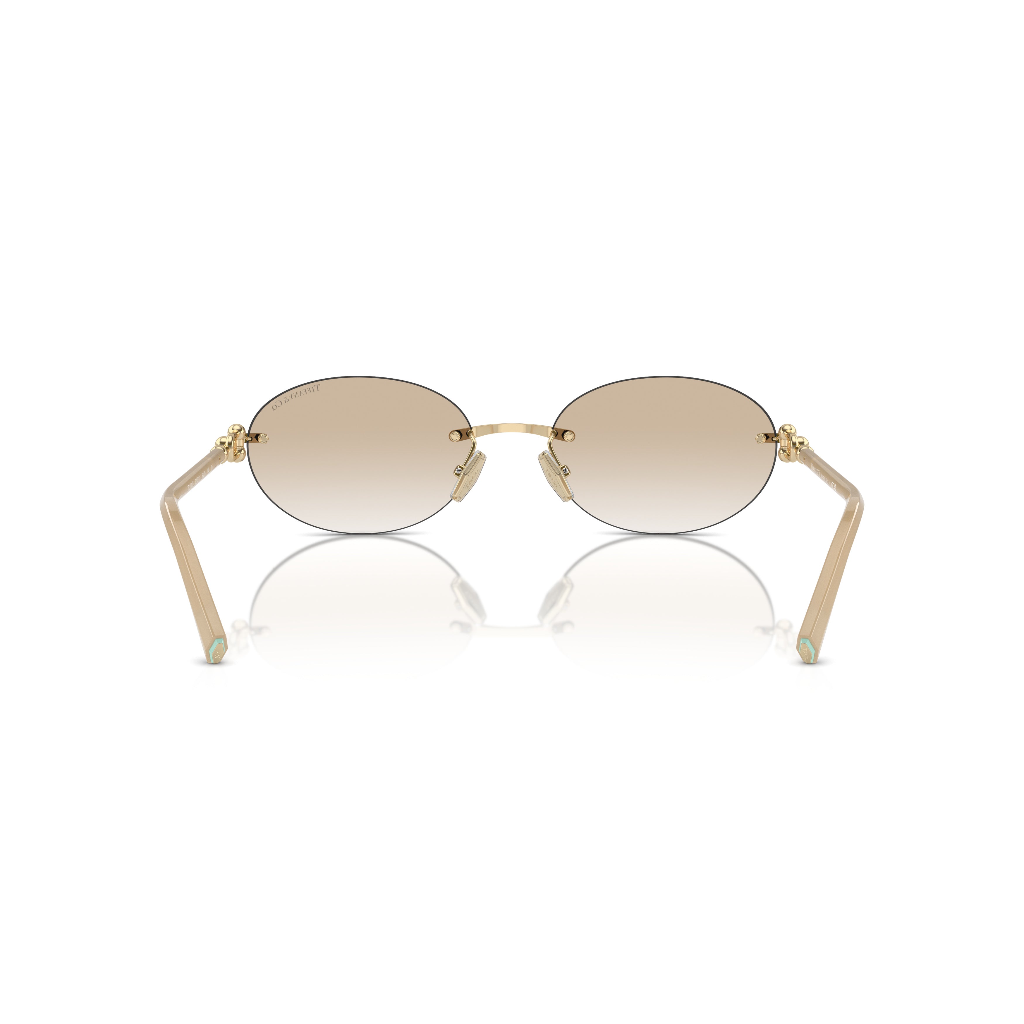 0tf3104d Oval Rimless Sunglasses