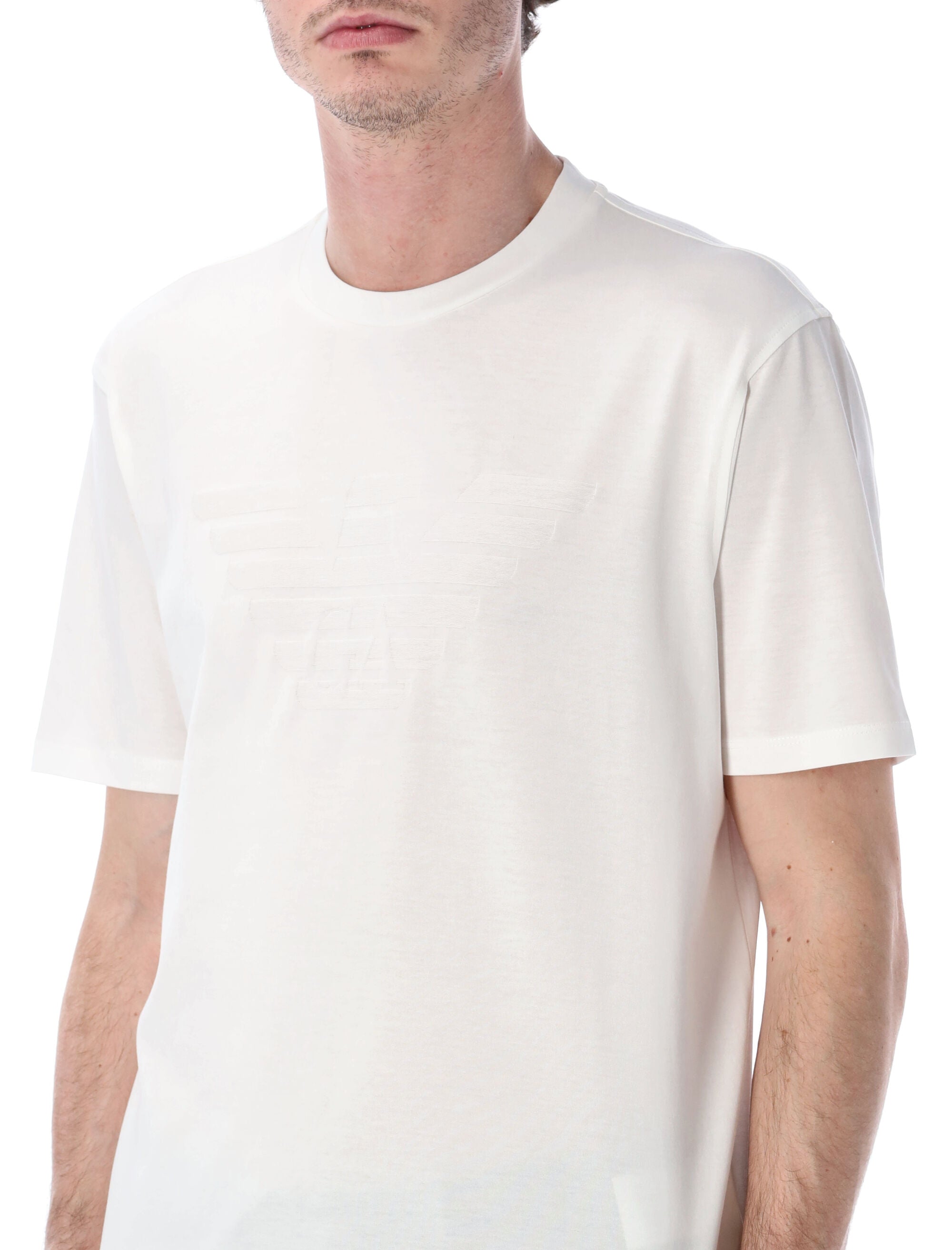 Black Intarsia Logo T-Shirt