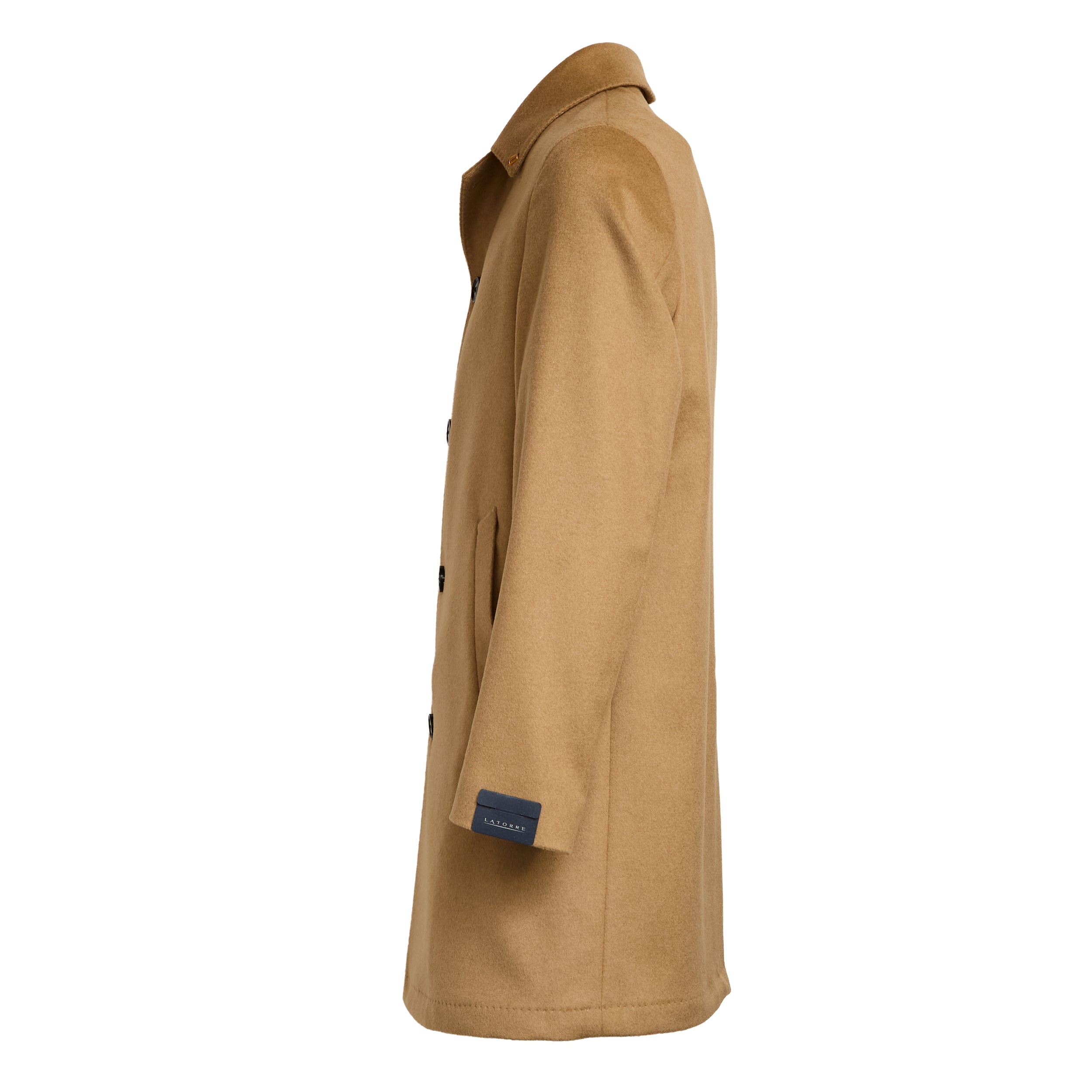 Short Cashmere Blend Coat