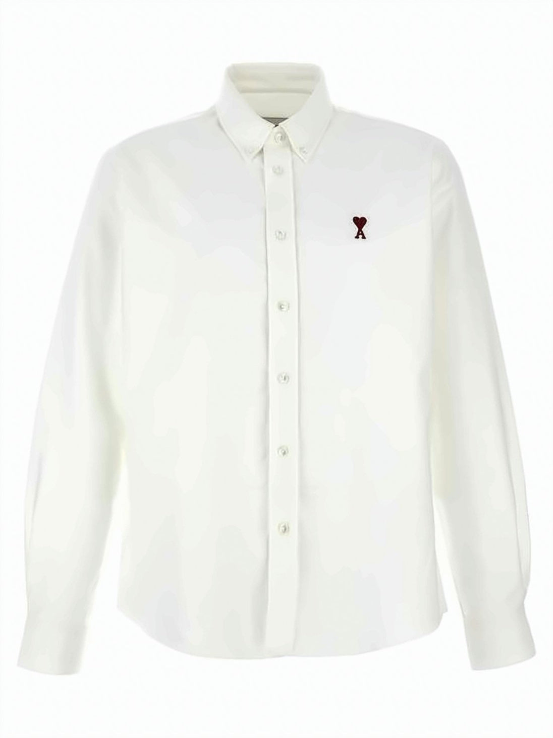 Classic Button-Up Shirt With Embroidered Detail