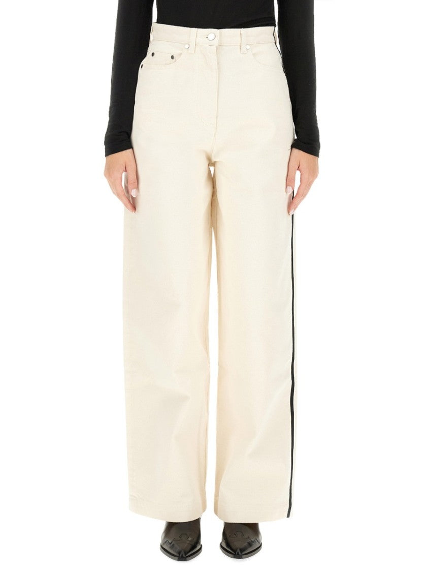 High-Waisted Wide Jeans