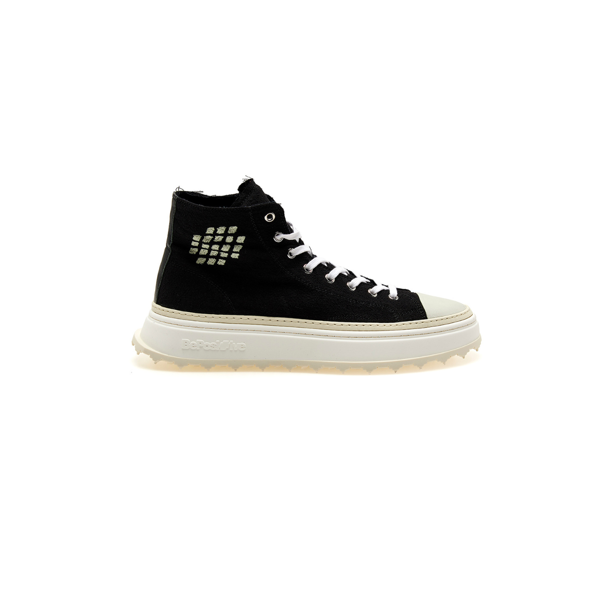 Leather Mid-Cut Sneakers