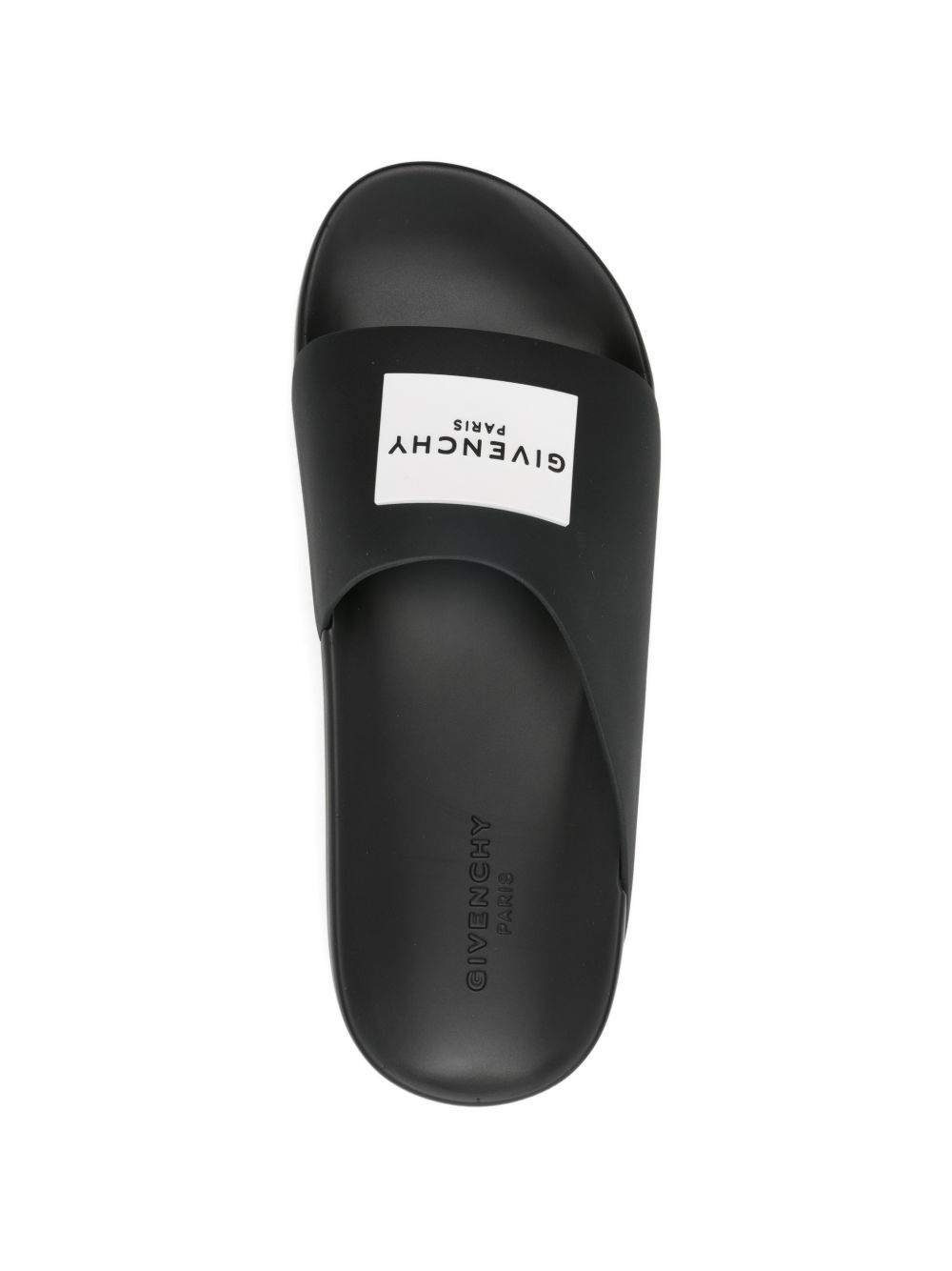 Black Flat Shoes with Contoured Footbed