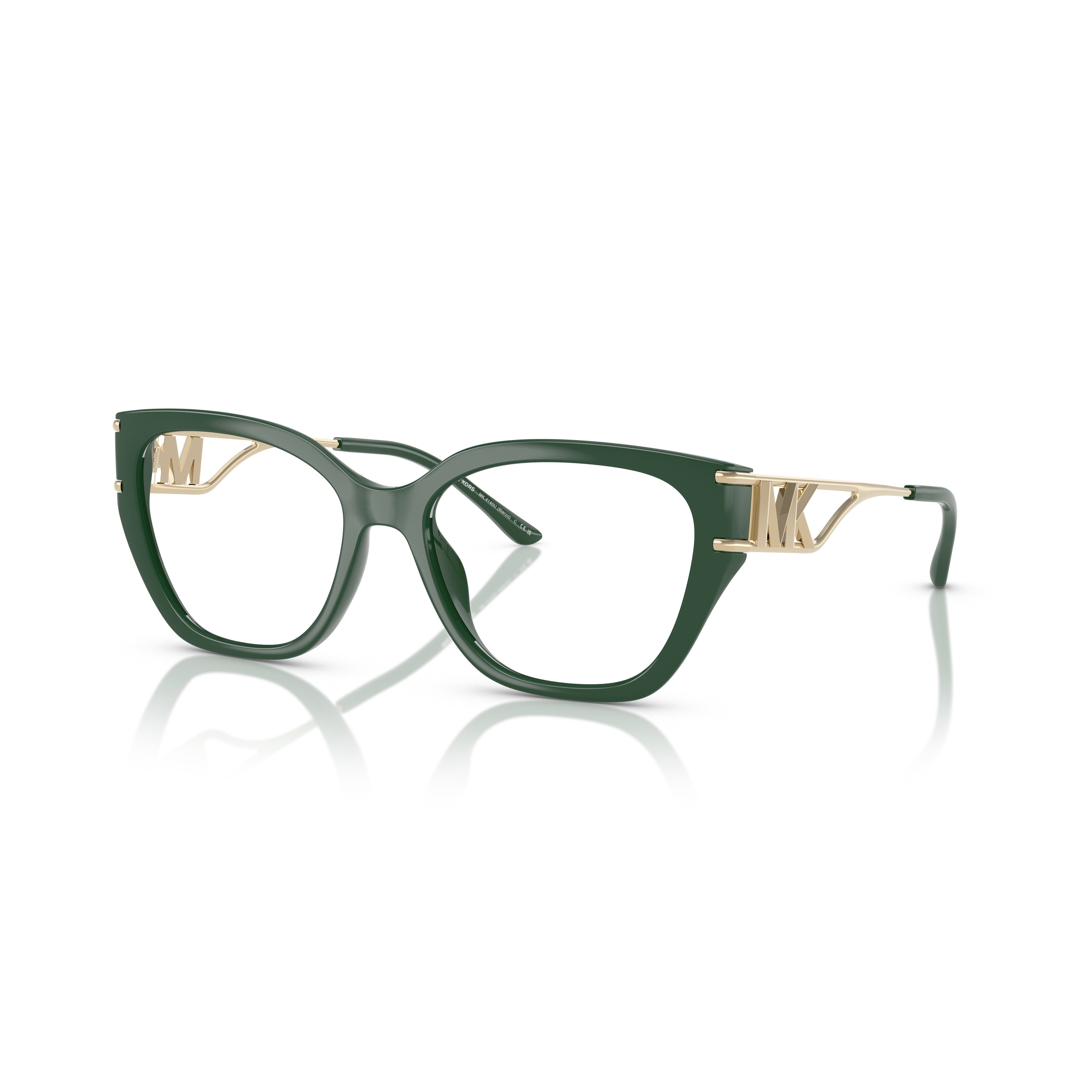 0mk4140u Oversized Square Frame Sunglasses with Gold Accents