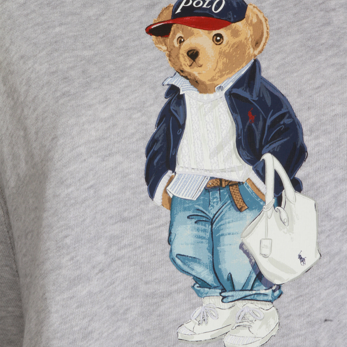 Bear Graphic Relaxed-Fit Sweatshirt