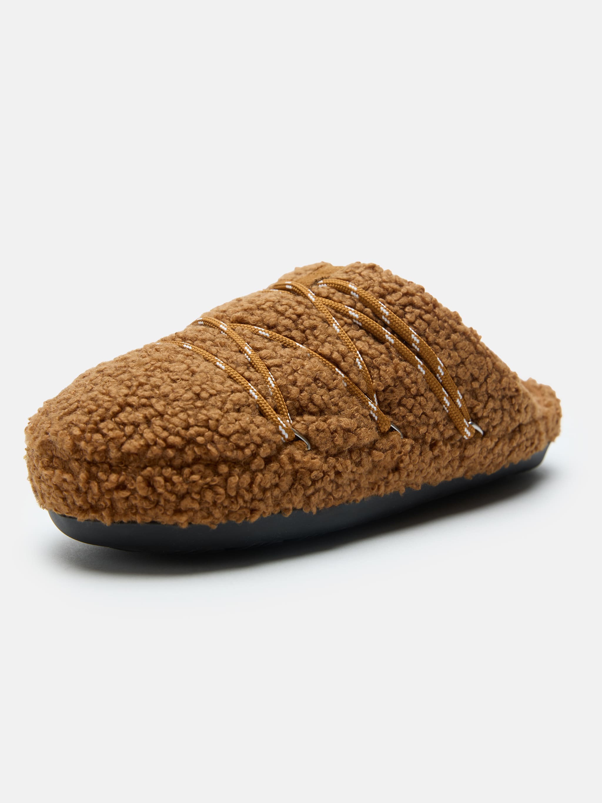 Brown Teddy Slippers