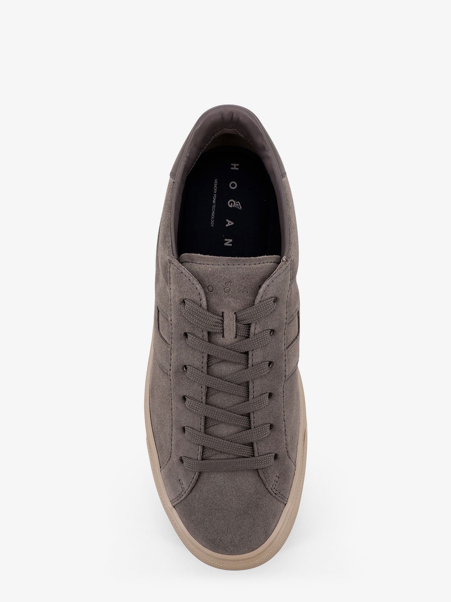 Low-Top Lace-Up Shoes In Graphite Mutton