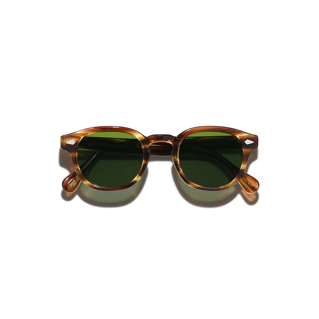Or-Lem-S Lemtosh Sun Tortoiseshell Acetate Round Frame Sunglasses