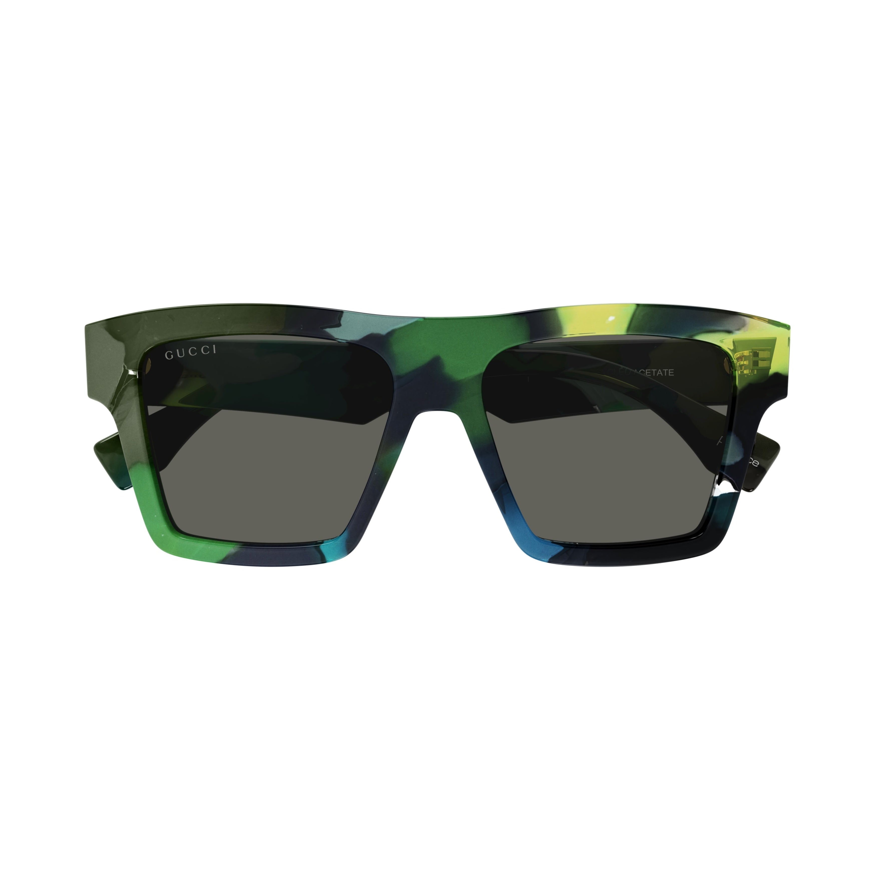 Gg1623s Oversized Square Frame Camouflage Sunglasses