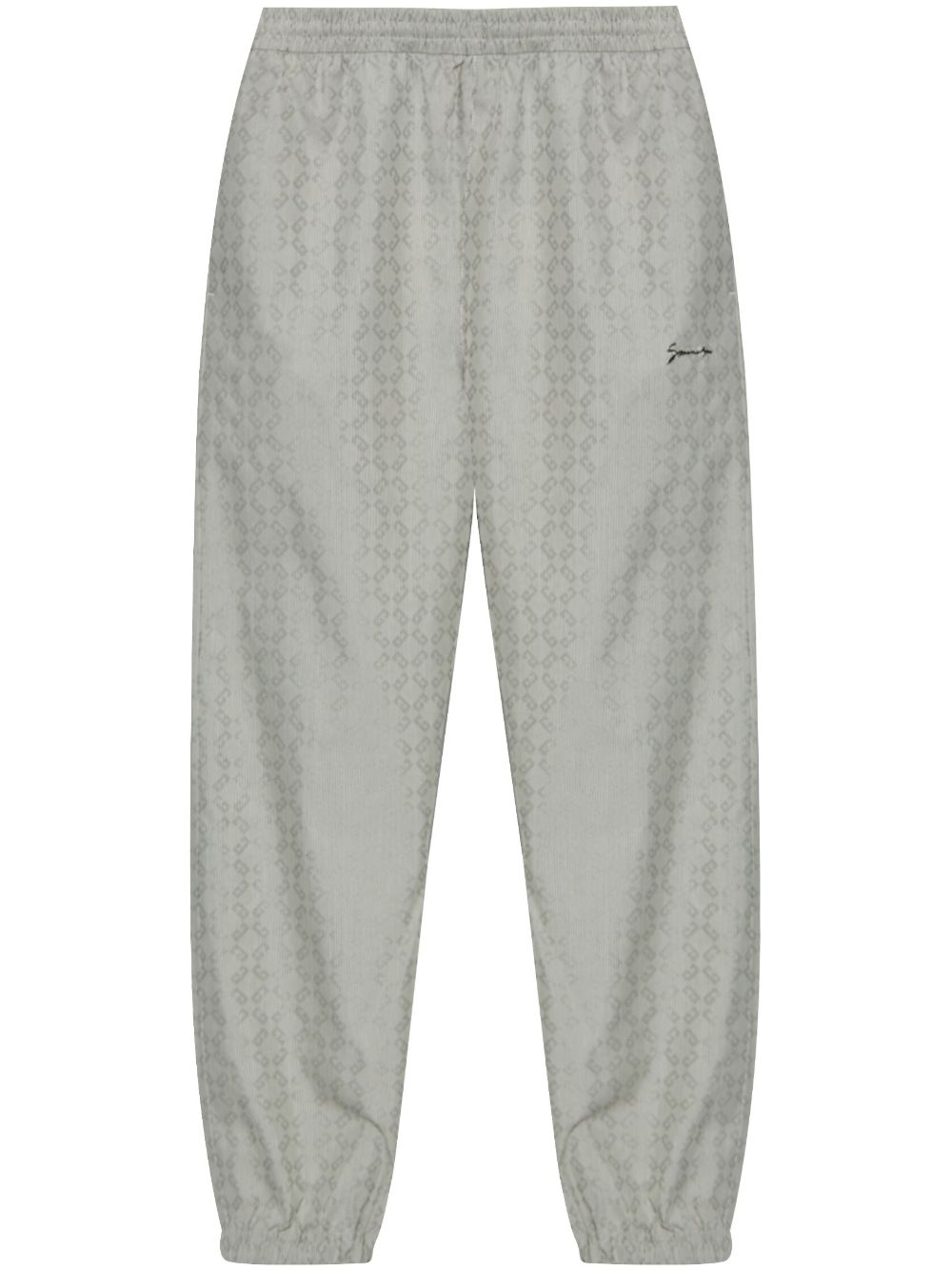 Monogram Jacquard Print Jogger Pants