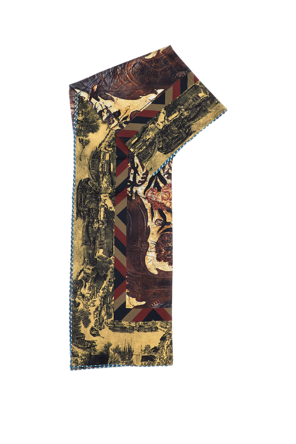 Intricate Multicolour Scarf by Pierre-Louis Mascia