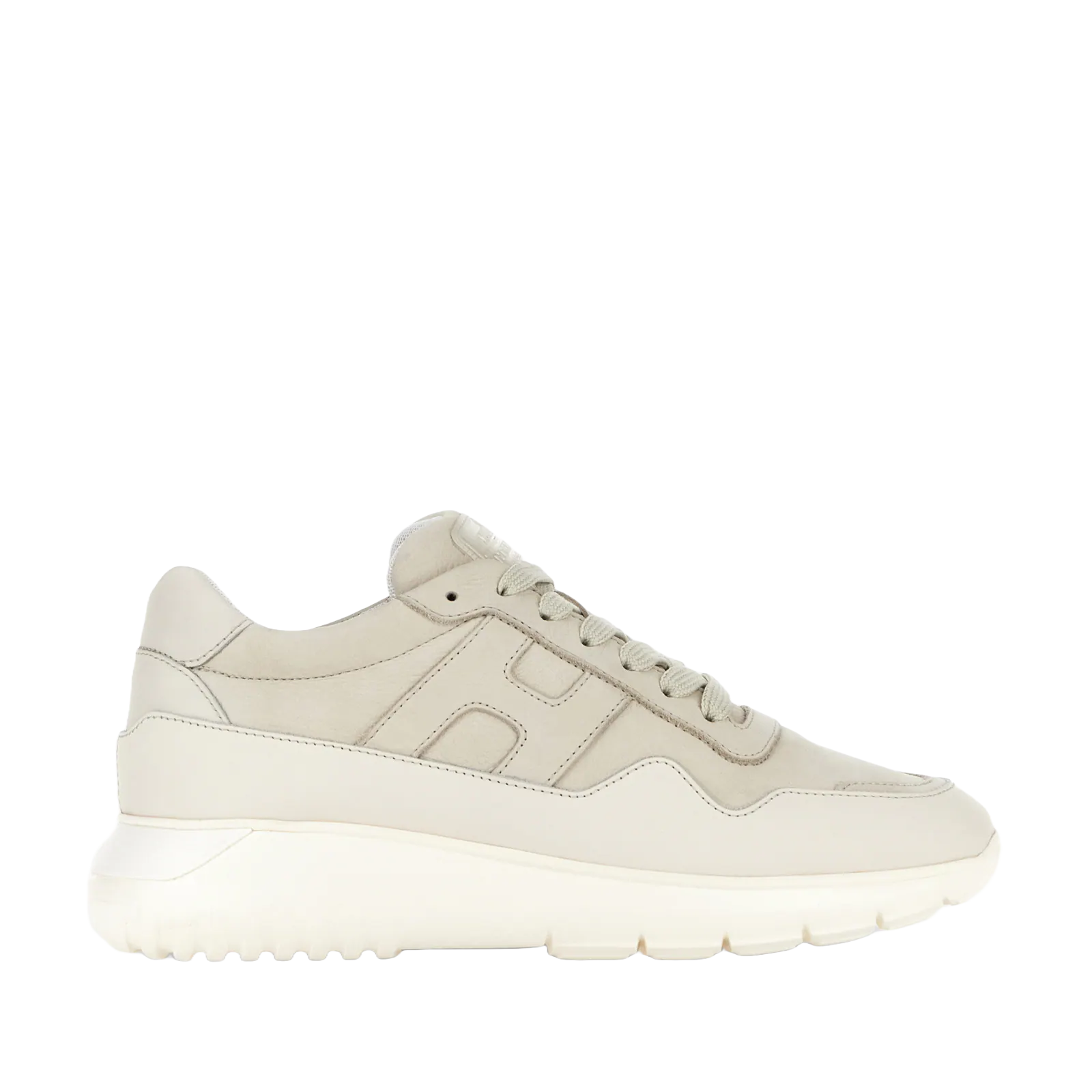 Interactive3 Leather Sneakers With Cushioned Sole