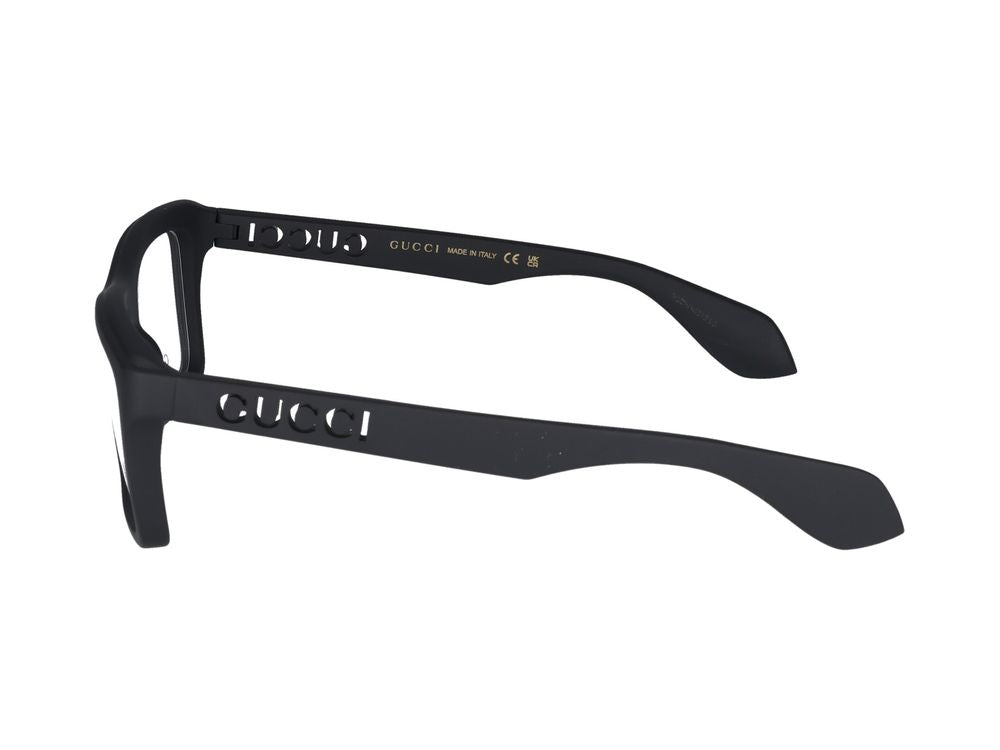 Okulary Gucci GG1573O 001 czarne, czarno-transparentne 55/16/145