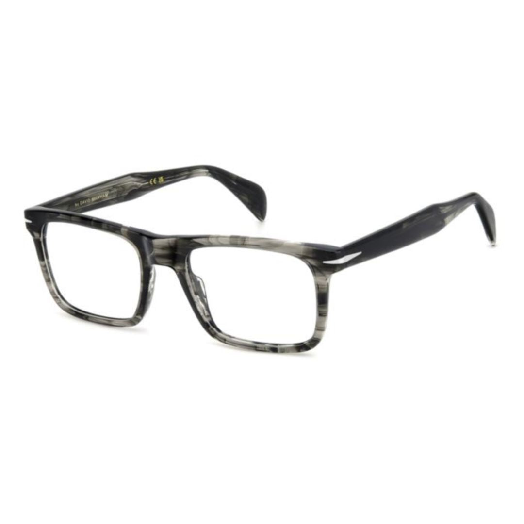 Db 1191 Marbled Acetate Rectangular Eyeglasses