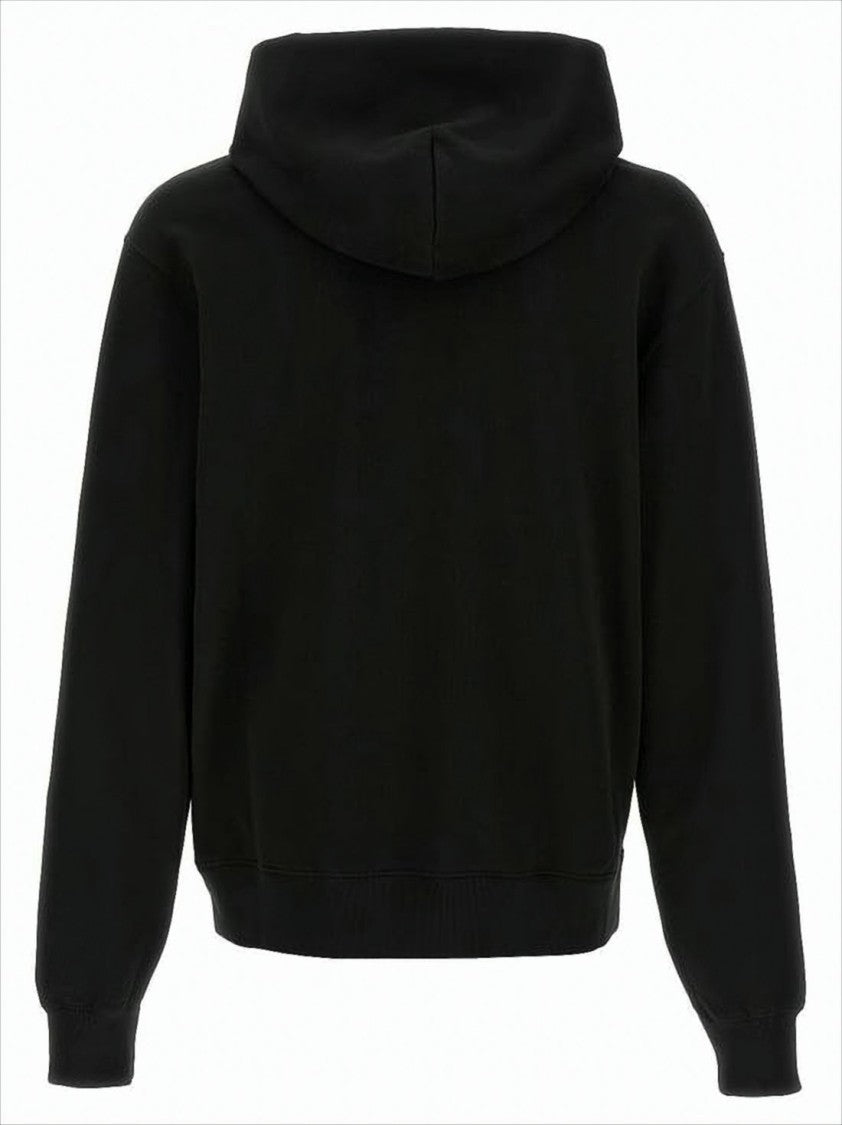 Graphic Tiger Print Hooded Sweatshirt with Kangaroo Pocket