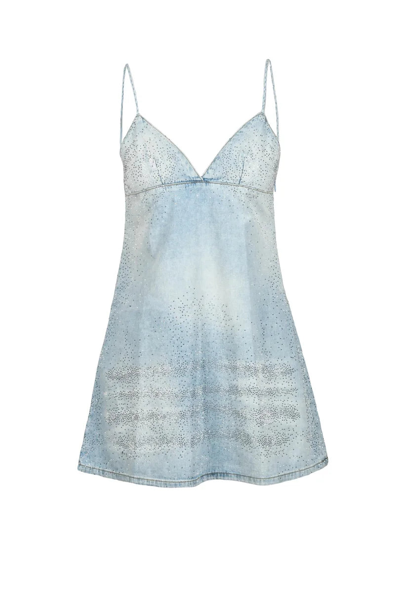 Denim Dress - Light Blue