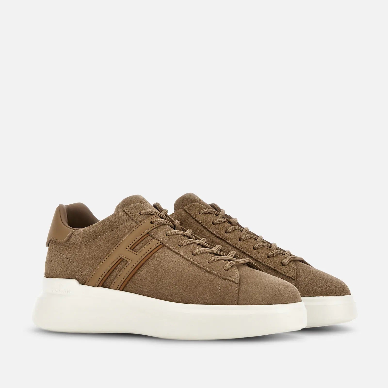 H580 Allacciato H Profilo Sneakers in Beige