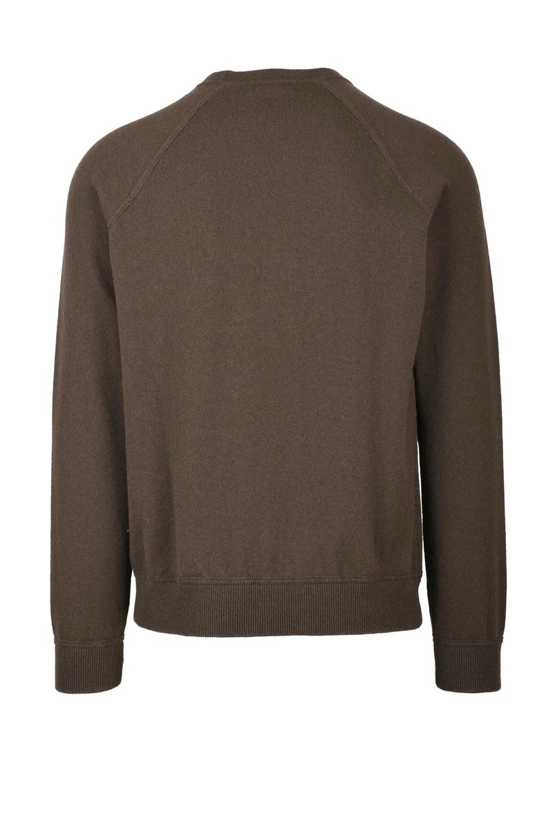 Cashmere Pullover Sweater - Brown