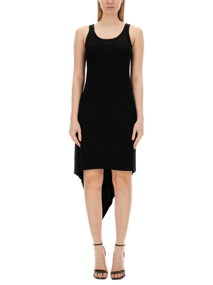 Asymmetrical Hem Jersey Camisole Dress