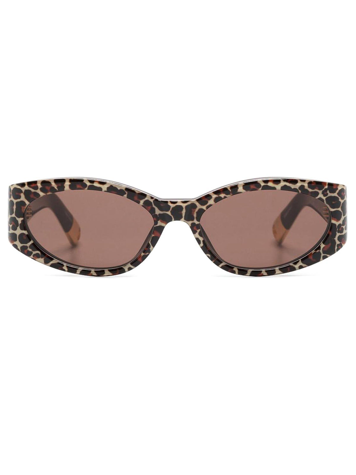 Bold Leopard Print Cat-Eye Sunglasses