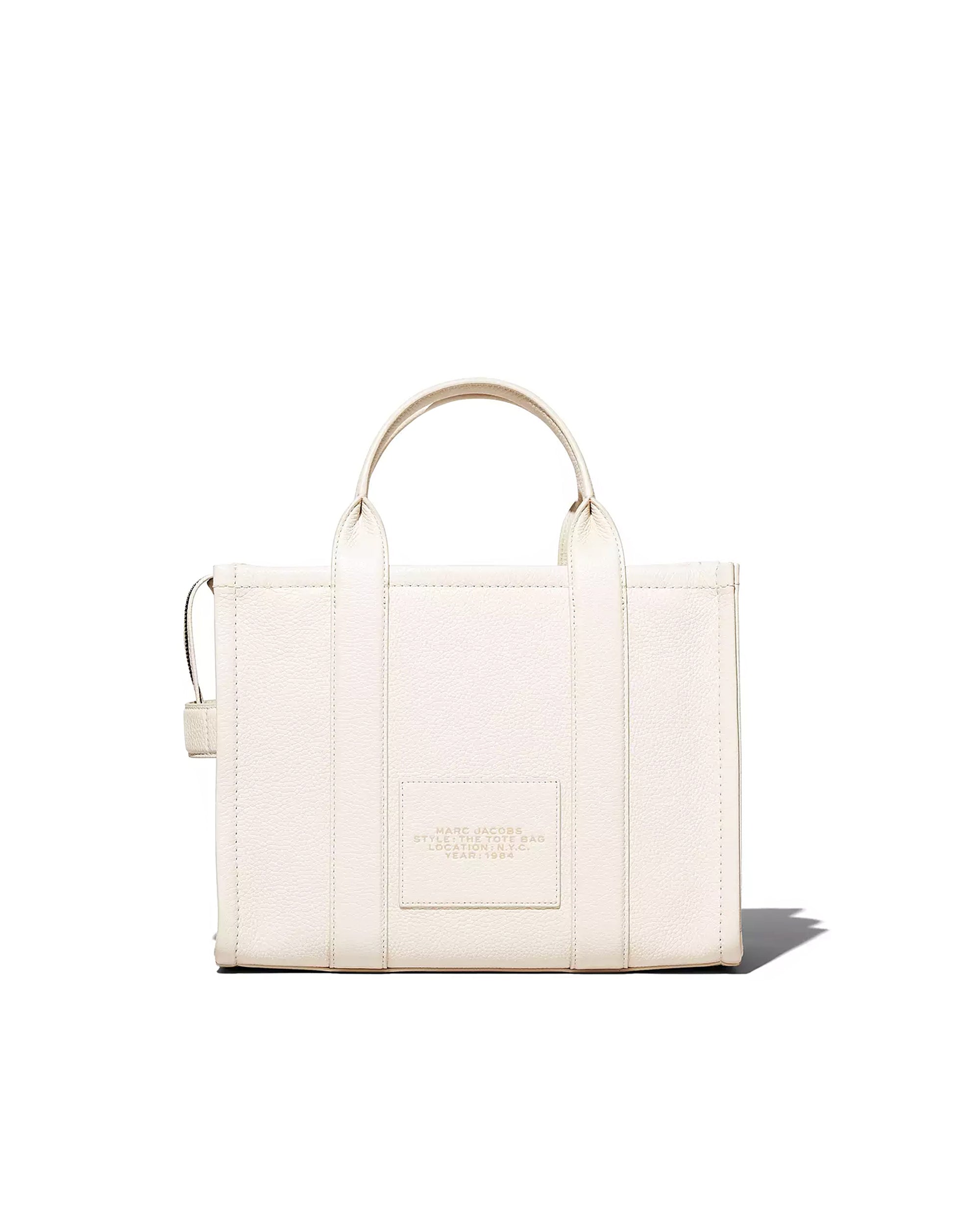 Silver Medium Tote Bag