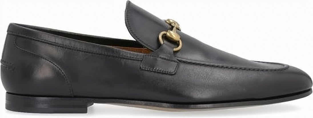 Classic Black Calf Leather Loafers