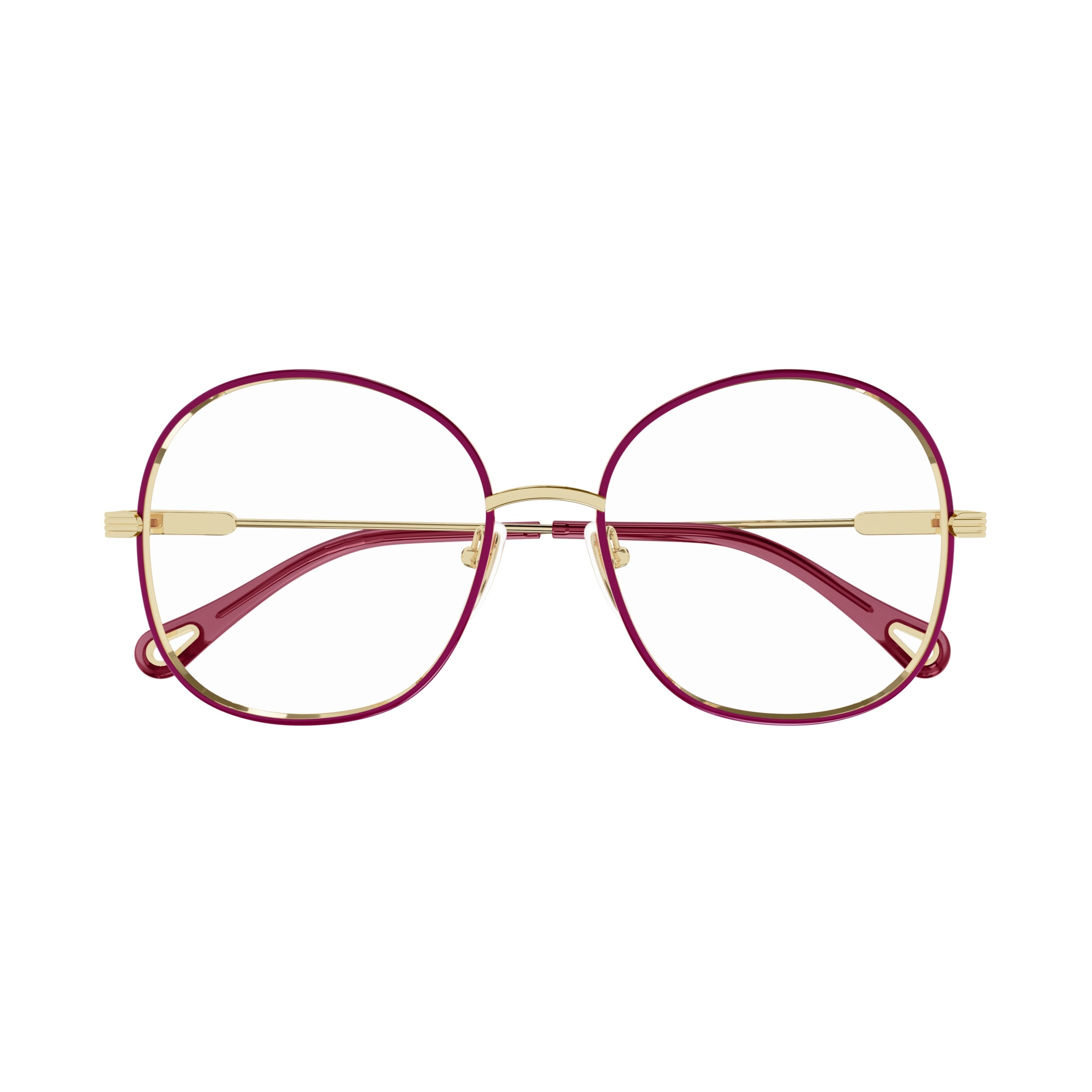 Ch0138o Rounded Square Metal Eyeglasses