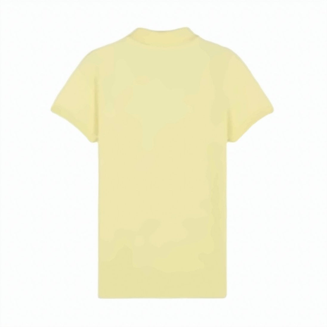 Pastel Yellow Short-Sleeved Polo Shirt