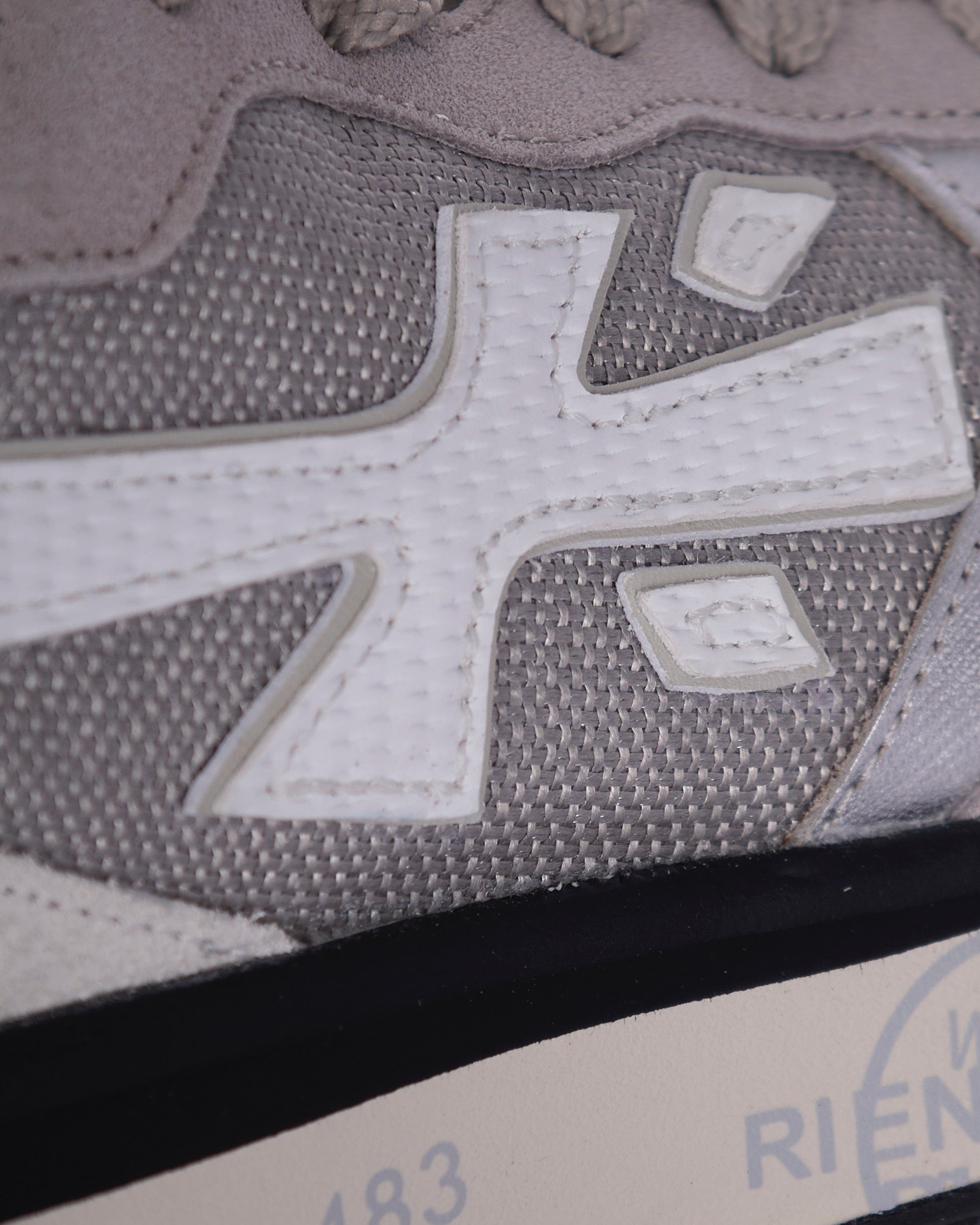Sleek Grey Sneakers With Suede