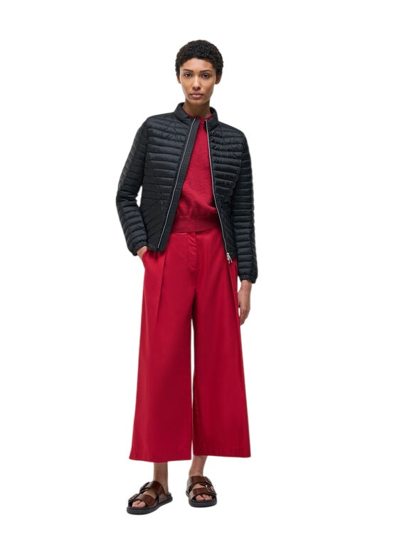 Fitted Down Jacket With Diagonal Quilting