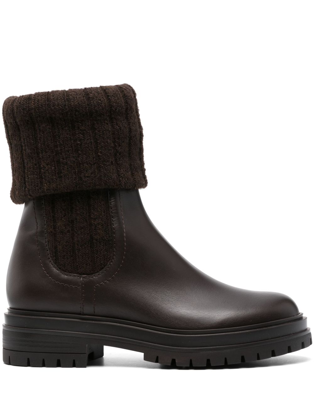 Tenney Boots With Knitted Cuff And Sole