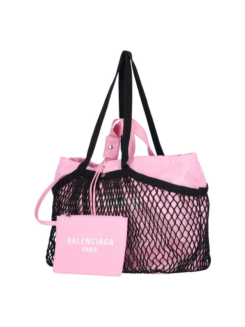 24/7' Tote Bag – Pink & Black