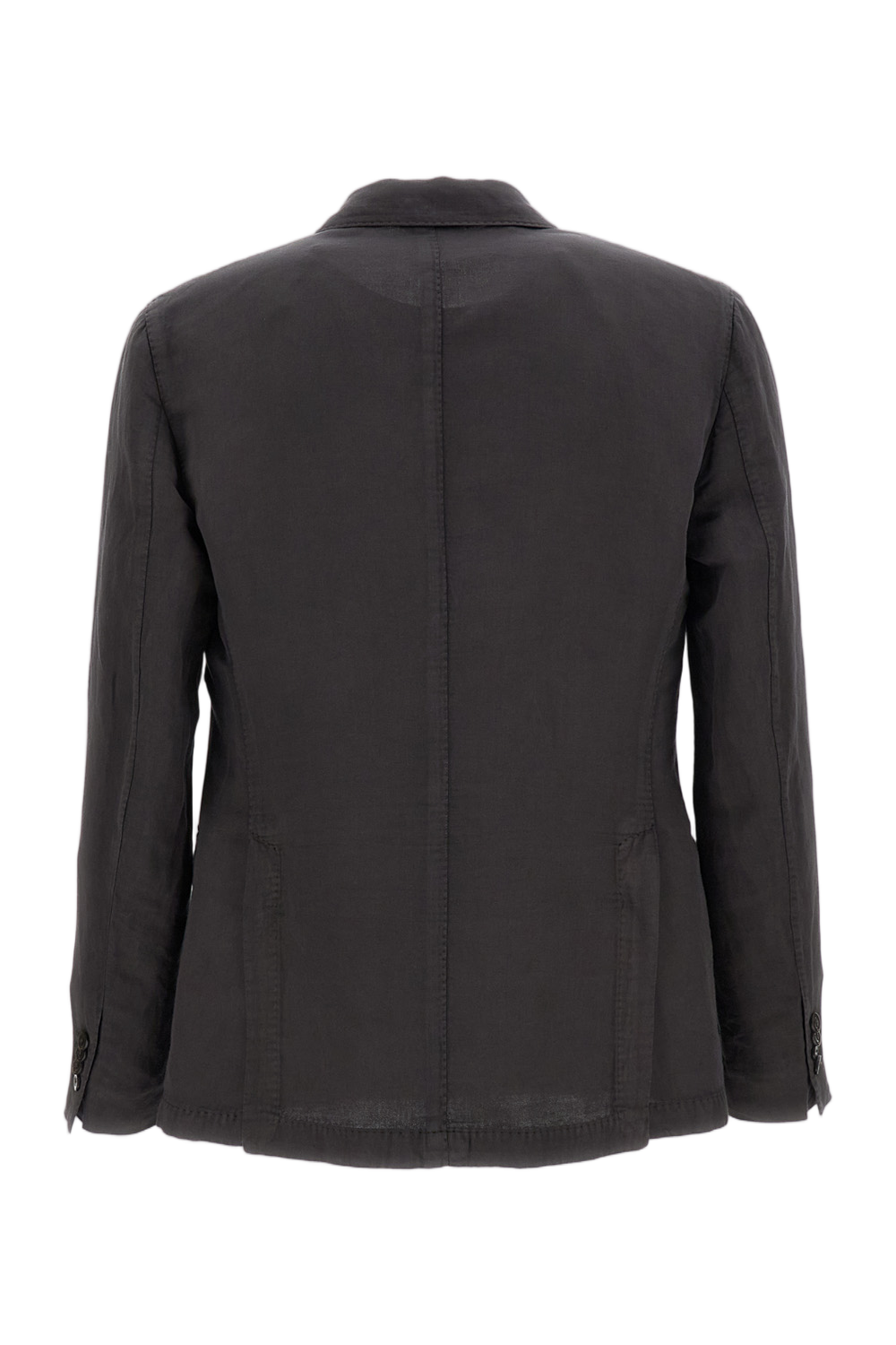 Brown 'Dover Double-Breasted' Cotton Jacket