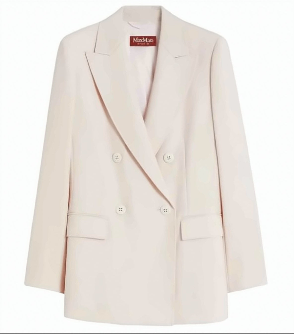 Double Breasted Peak Lapel Blazer