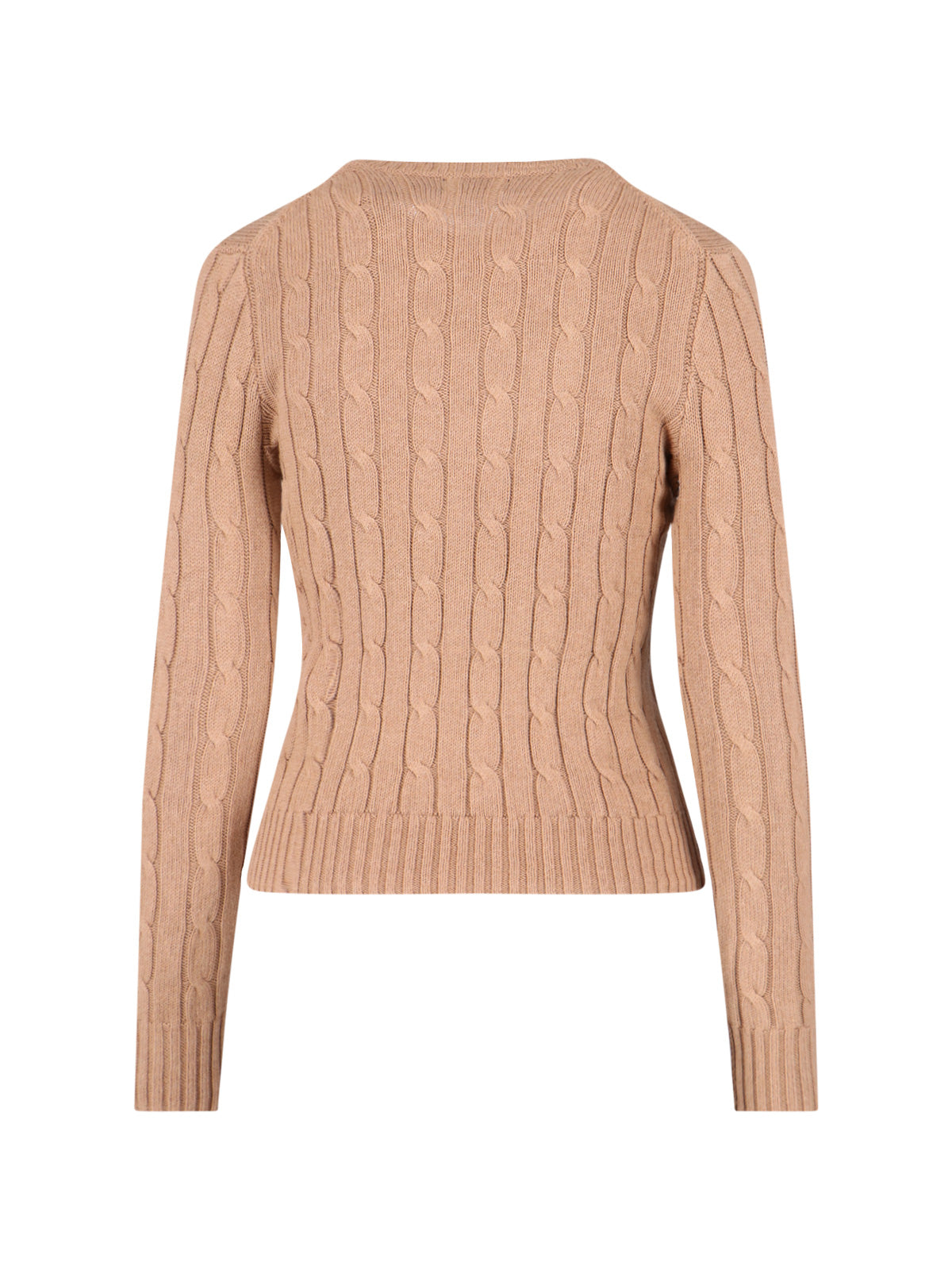 Cable Knit Sweater – Beige