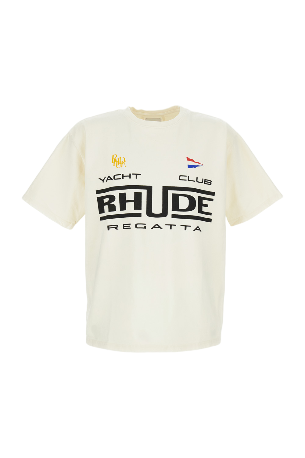 White Crew Neck T-Shirt with Short Sleeves