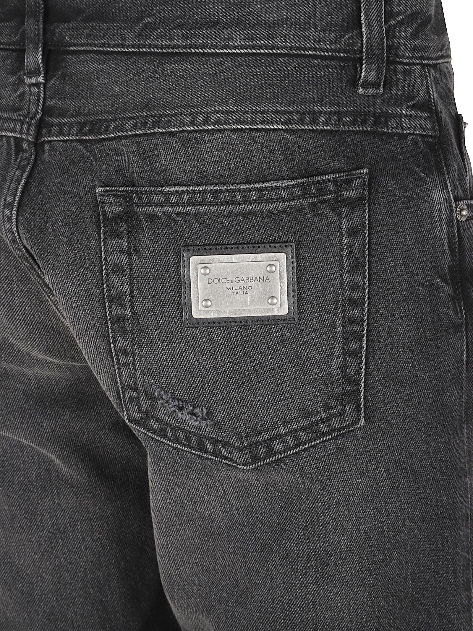 Slim-Fit Black Jeans With Five-Pocket Design
