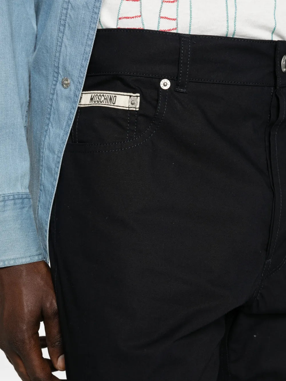 Straight-Leg Casual Pants With Classic Five-Pocket Design