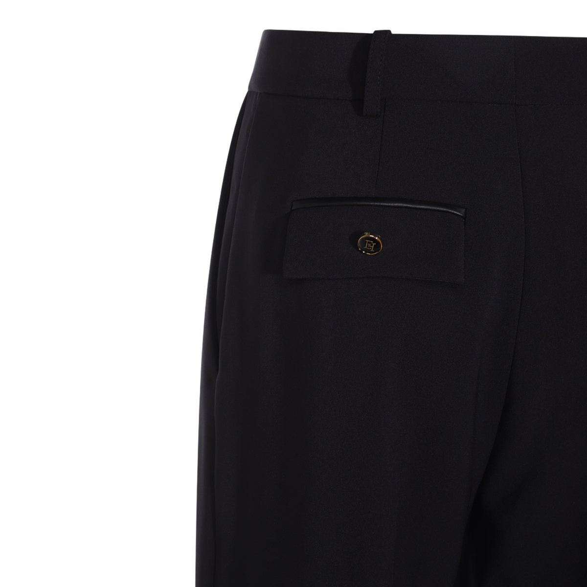 Straight-Leg Trousers with High Waist