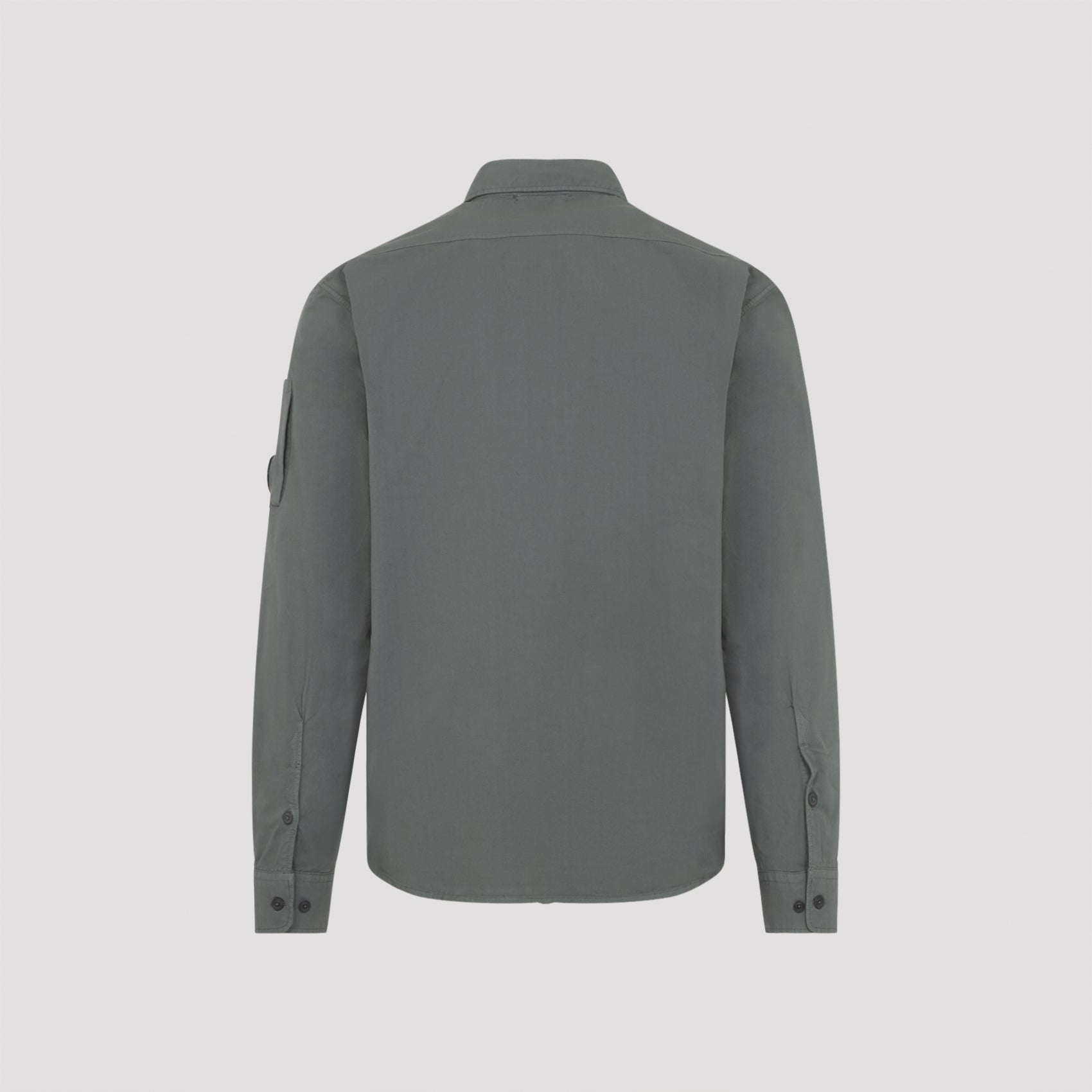Tailored Button-Down Shirt With Dual Flap Pockets
