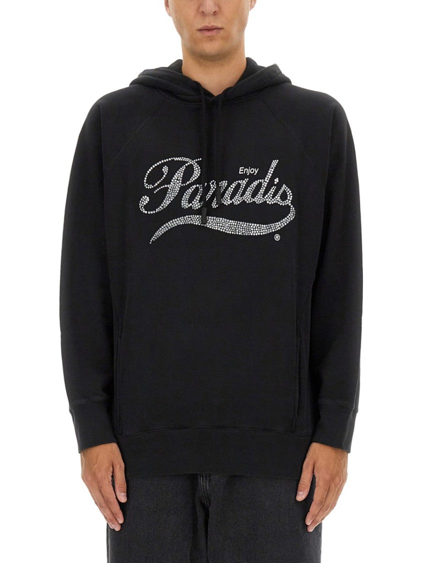 Relaxed Fit Black Hoodie