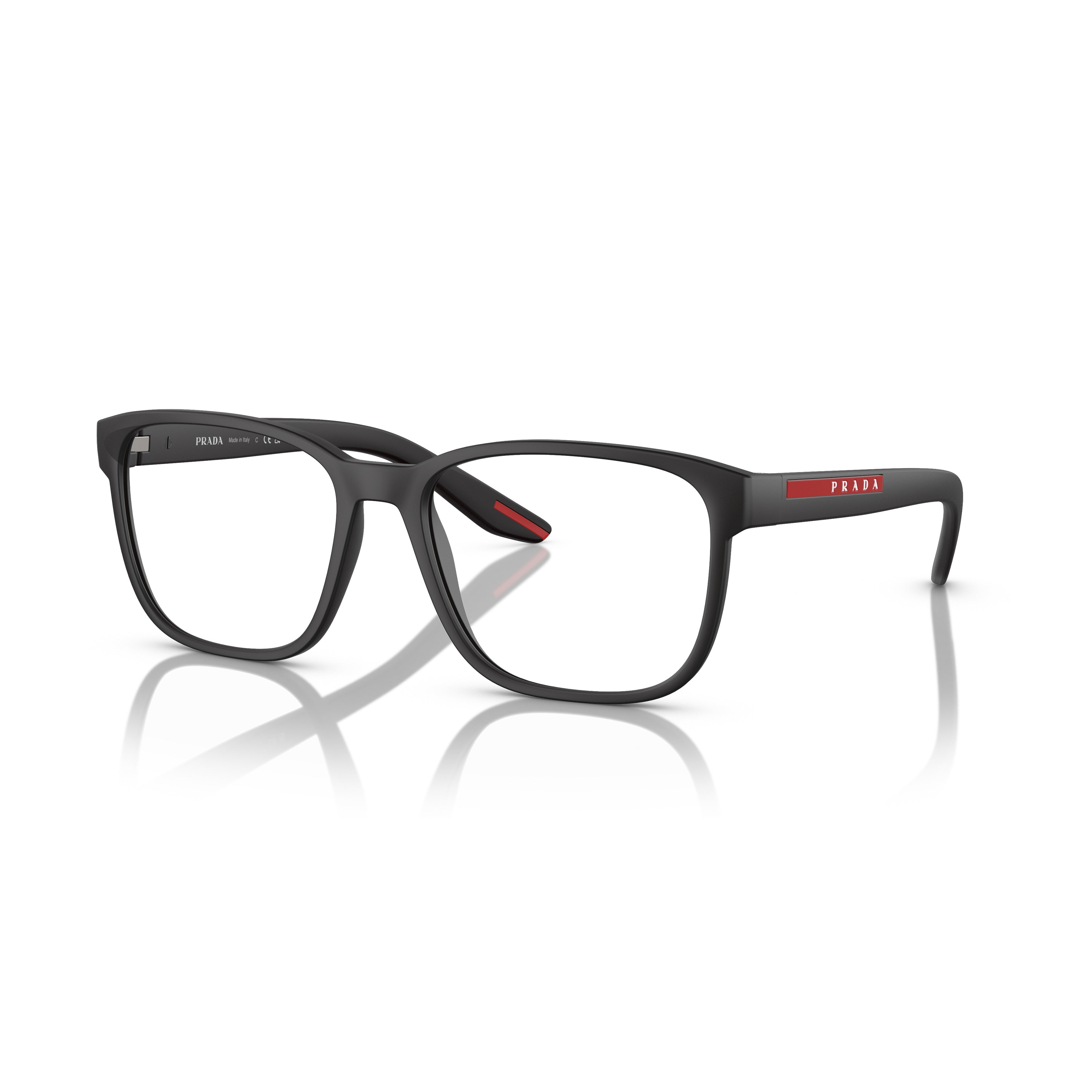 0ps 06pv Matte Black Rectangular Frame Eyeglasses