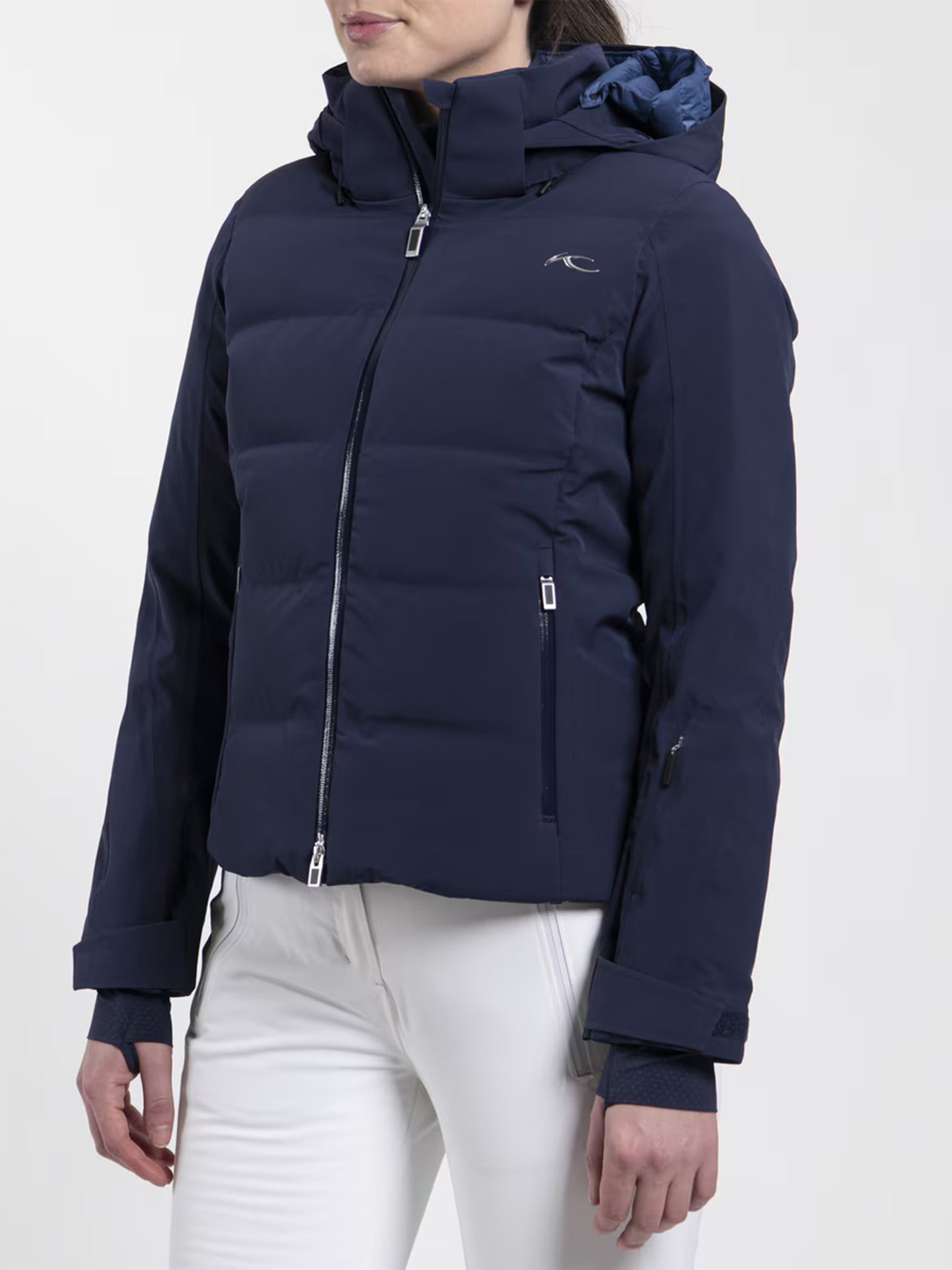 Black Capture Fitted Padded Jacket
