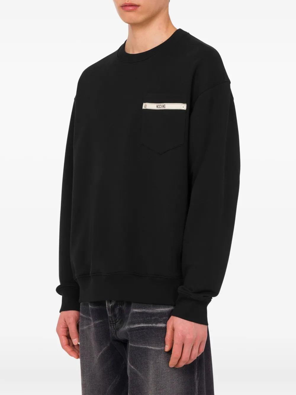 Relaxed-Fit Sweatshirt With Ribbed Cuffs and Hem