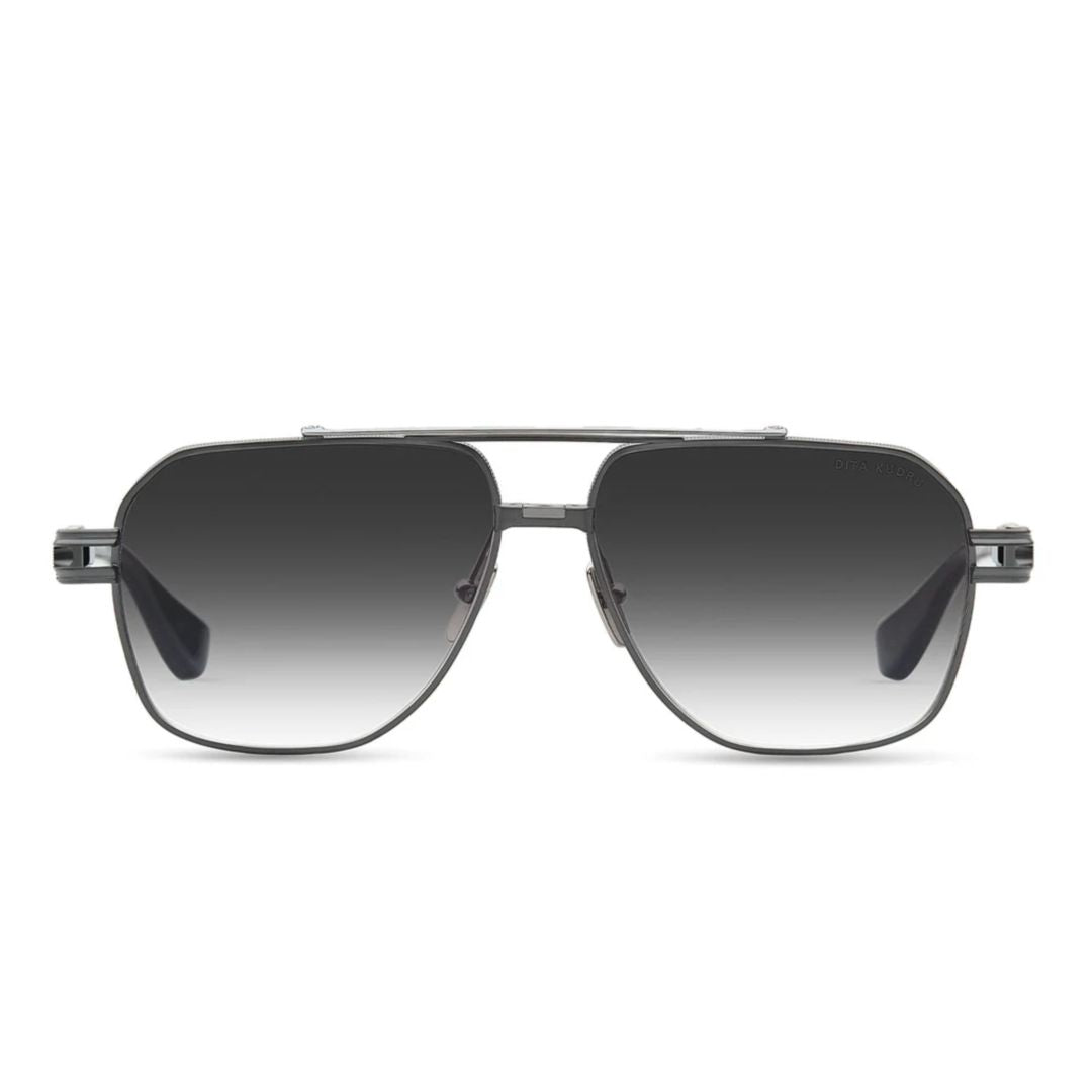 Kudru Geometric Frame Sunglasses with Gradient Tint