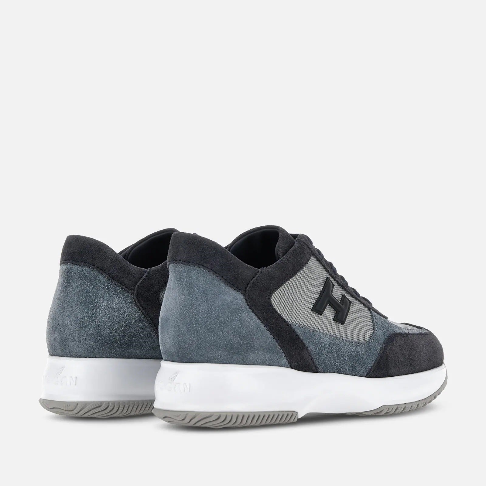 Interactive Allacciato H3D Sneakers in Blue