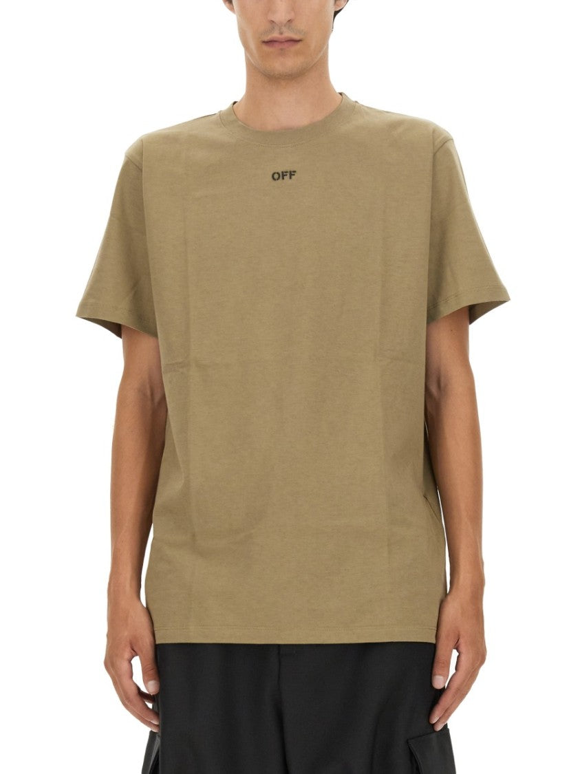 Oversized T-Shirt With Back Arrow Embroidery