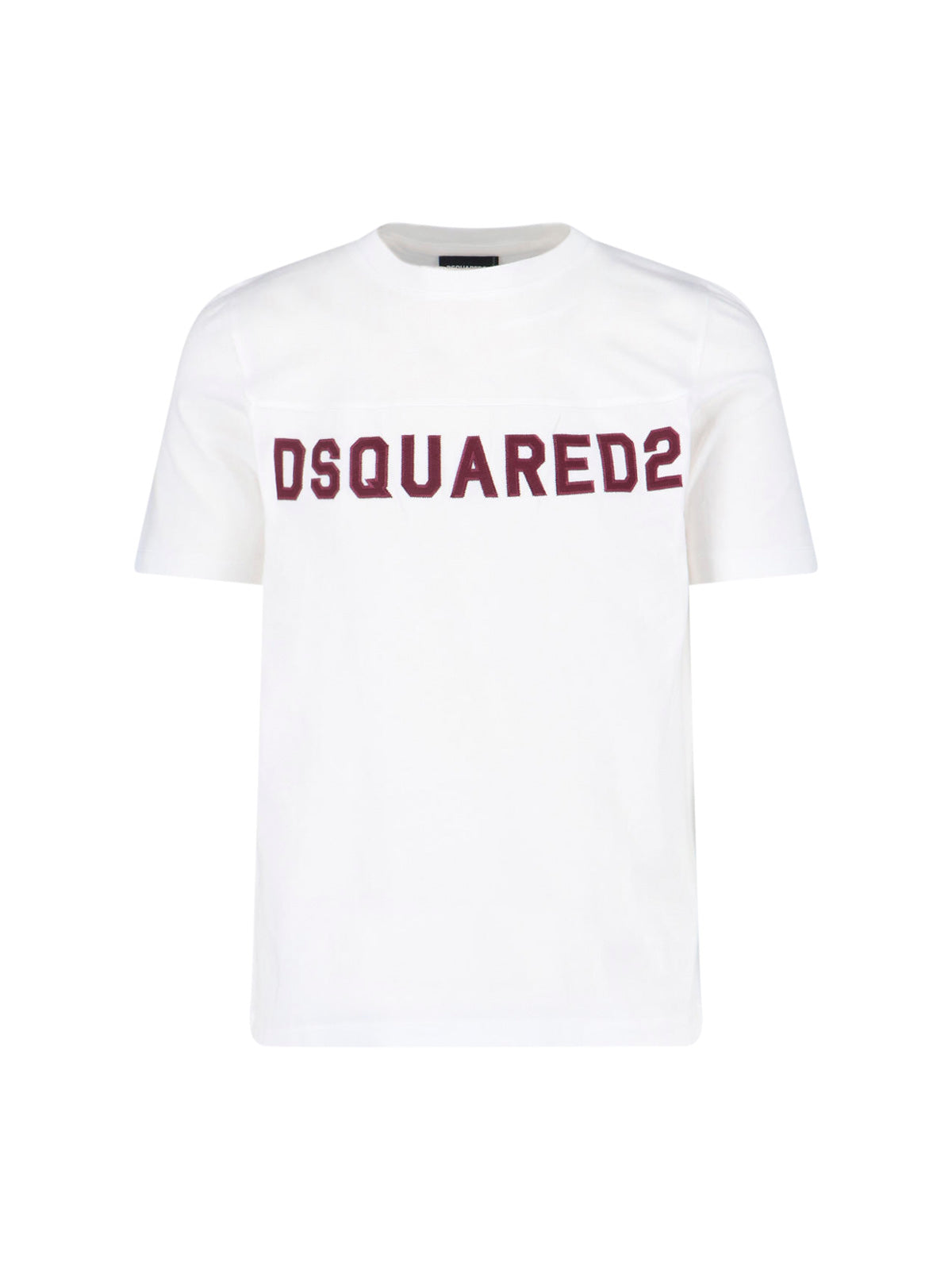 White T-Shirt With Round Neckline