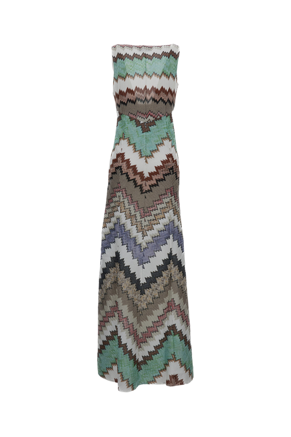 Sleeveless Lamé Long Dress